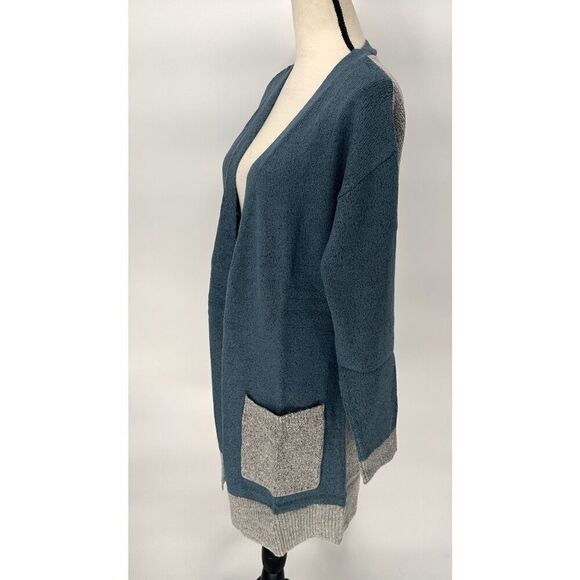 Stitch Fix Lety & Me Cardigan Blue/Gray Color Block Open front LongSleeve Size M - Picture 4 of 9